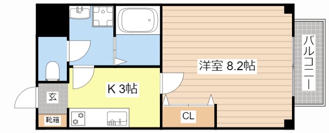 紺杢舘の物件間取画像