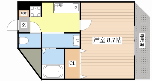 エスポワールOKDの物件間取画像