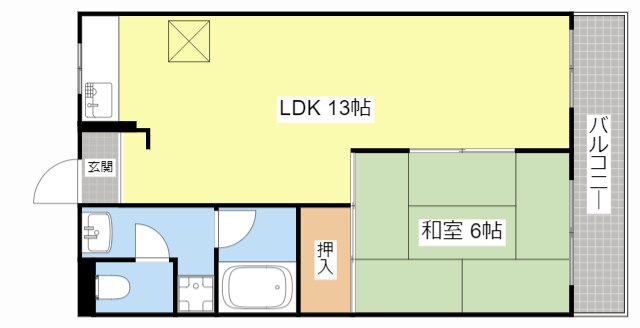 LakiaMaison野洲の物件間取画像