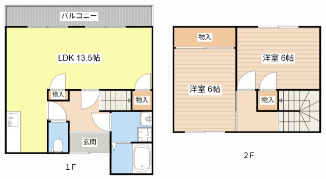 ハイツ泉の物件間取画像