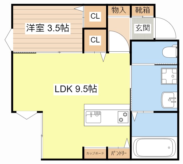 ルアナの物件間取画像