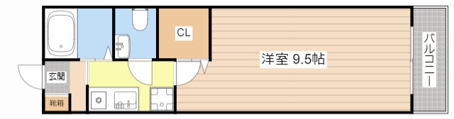 フラット茜の物件間取画像