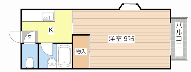 コーポ幸の物件間取画像