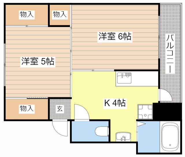 ヴィラナリー愛知川Ⅱの物件間取画像