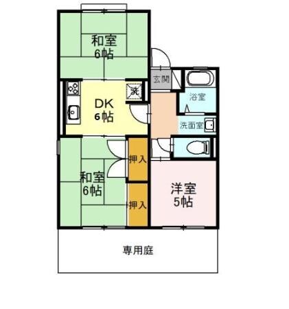 とらおかマンションの物件間取画像