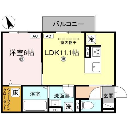 エレガンス ビューの物件間取画像