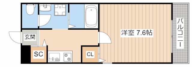 モンタネールの物件間取画像