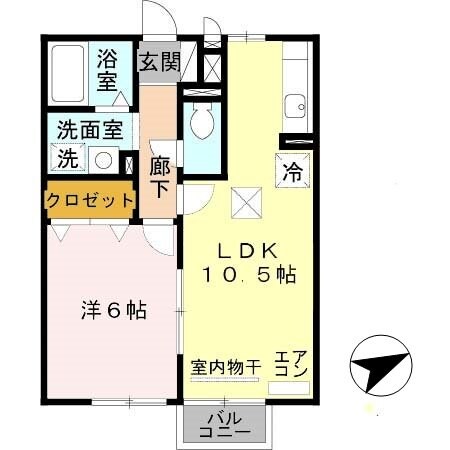 ベルコート木ノ座の物件間取画像