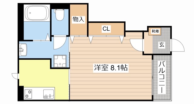 野洲市西河原賃貸アパートの物件間取画像