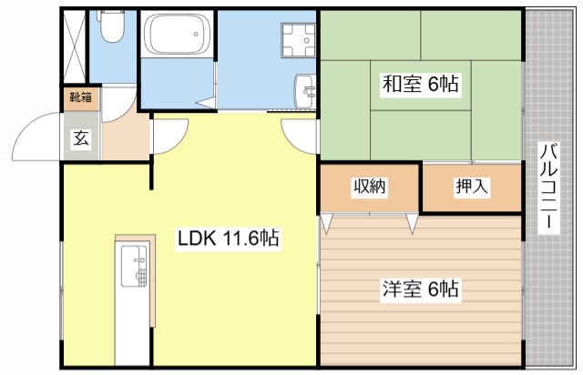 Ｌａ　Ｆｌｏｒａｌ　壱番館の物件間取画像