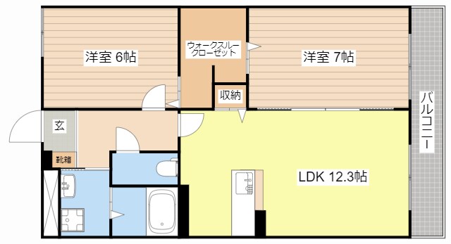 サルビアの物件間取画像