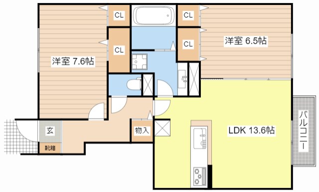 la chanceの物件間取画像