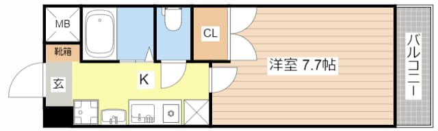 ミラージュ大津京の物件間取画像