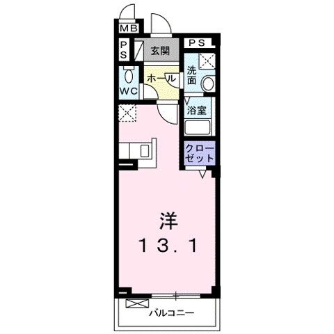 ブリリアント　テラスの物件間取画像