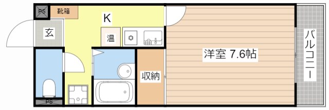 マジェスト旭の物件間取画像