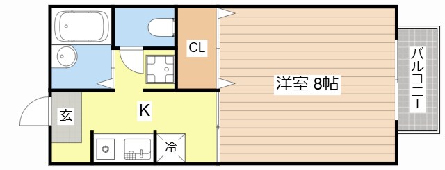 グリーンフロムの物件間取画像