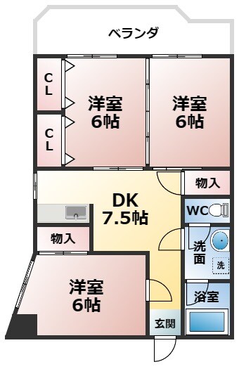 増田ビルの物件間取画像