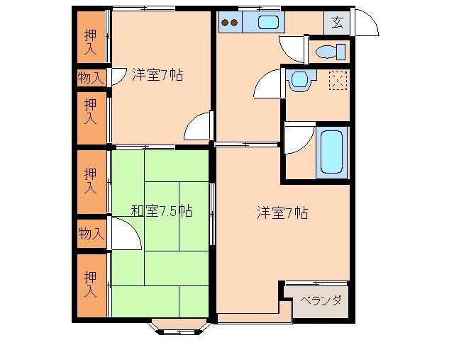 イガリビルの物件間取画像