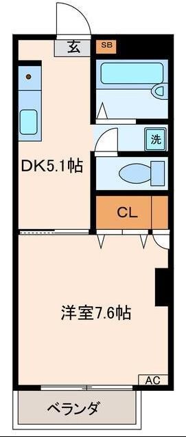 グランうらべの物件間取画像