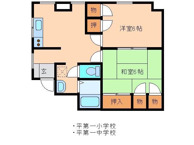 ＫＡＴＯＨマンションの物件間取画像