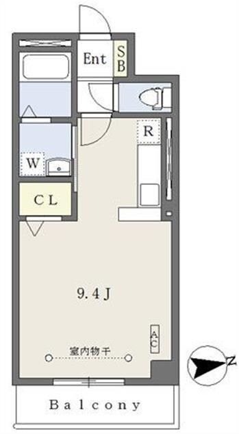 クレベールの物件間取画像