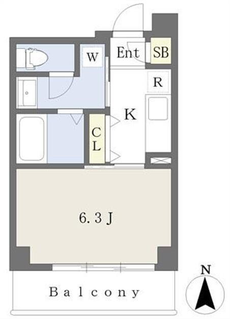 コンフォールいわきの物件間取画像