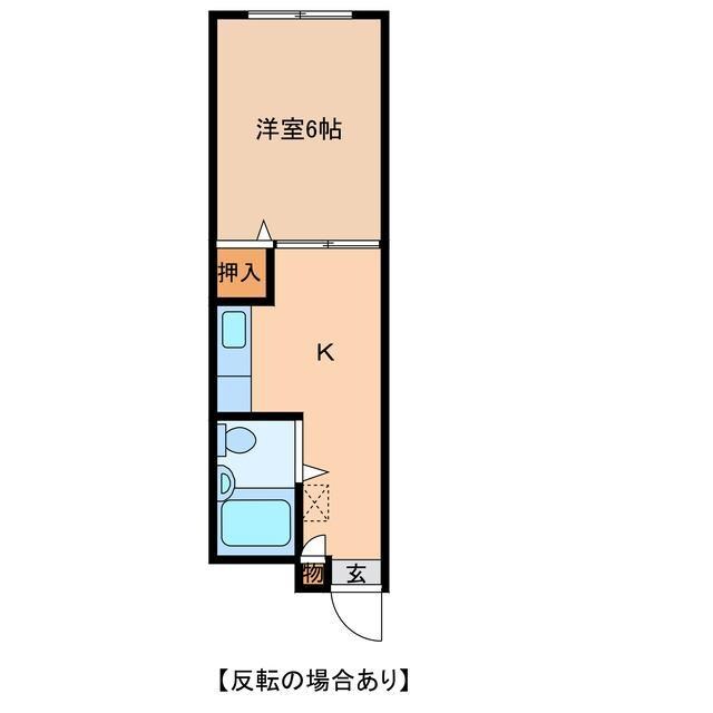 レジデンス山口A棟の物件間取画像