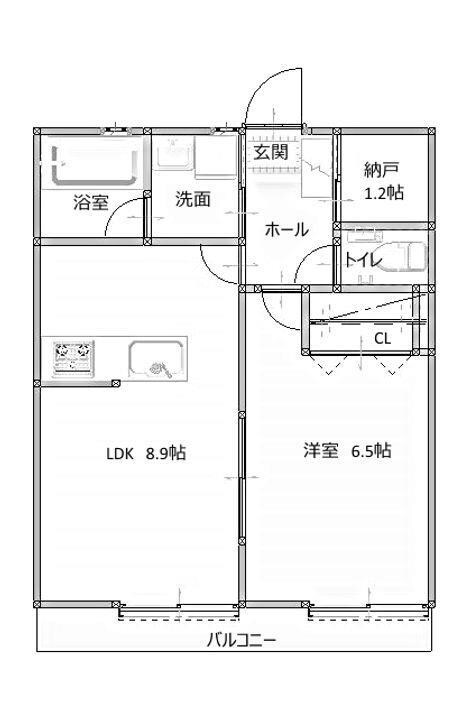 ライトハウス道匠小路の物件間取画像