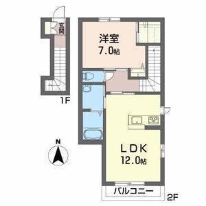 シャーメゾン大原の物件間取画像