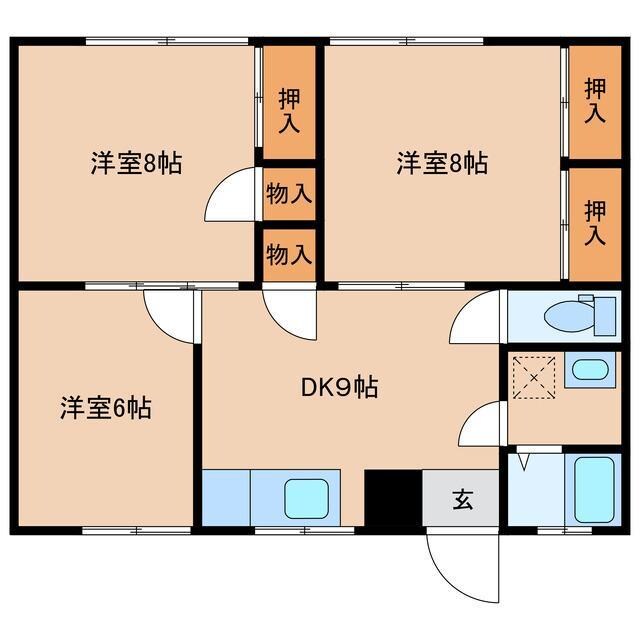 メゾン旭陽４の物件間取画像