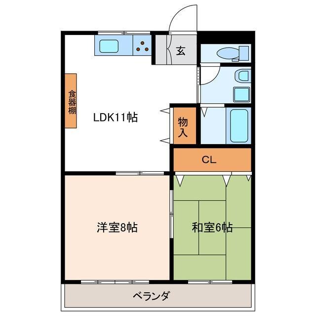 森谷マンションの物件間取画像