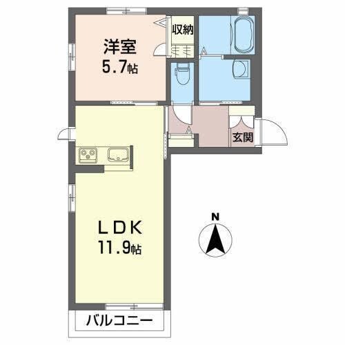 グリナージュの物件間取画像