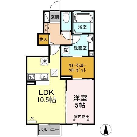 ボナールIIの物件間取画像