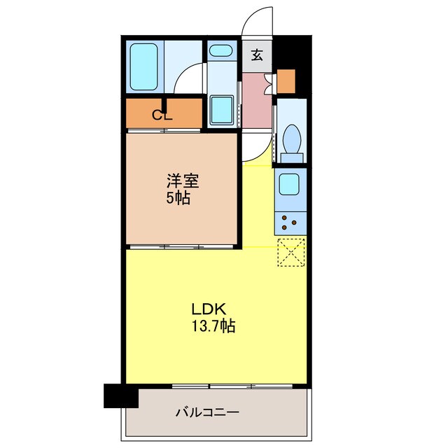 プレジオ御幣島ASIANの物件間取画像