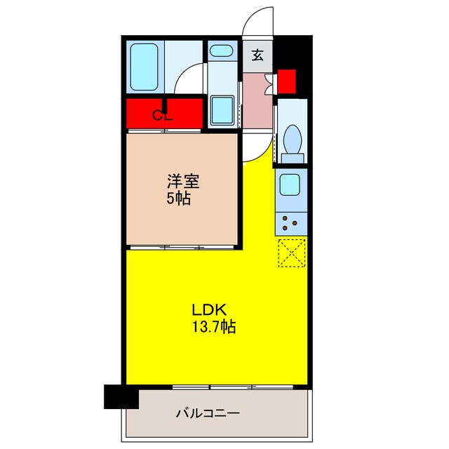 プレジオ御幣島ASIANの物件間取画像