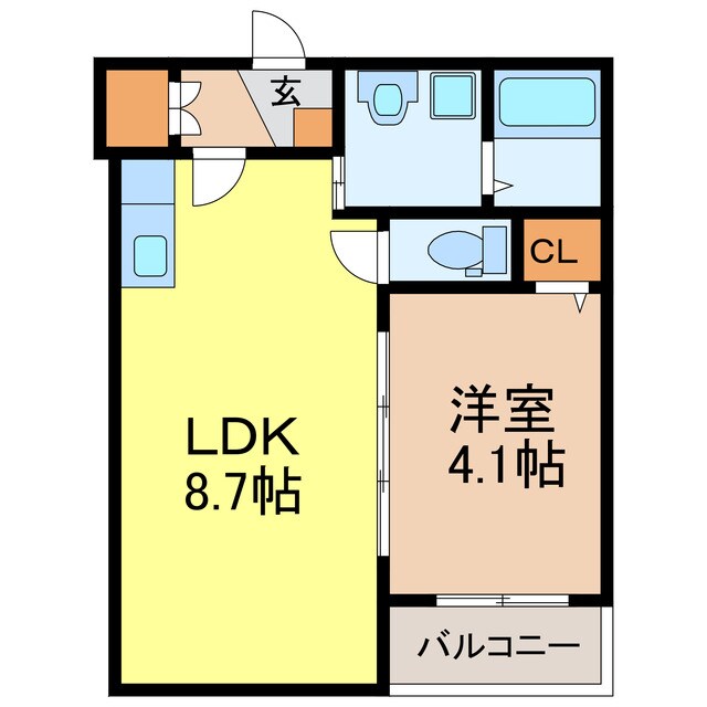 F Maximo SEAMの物件間取画像