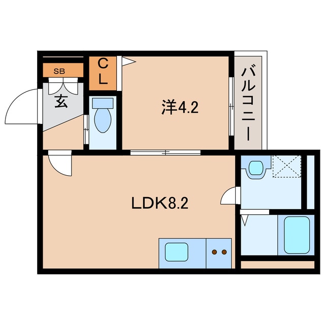 GRANDIR千船駅前Ⅰの物件間取画像