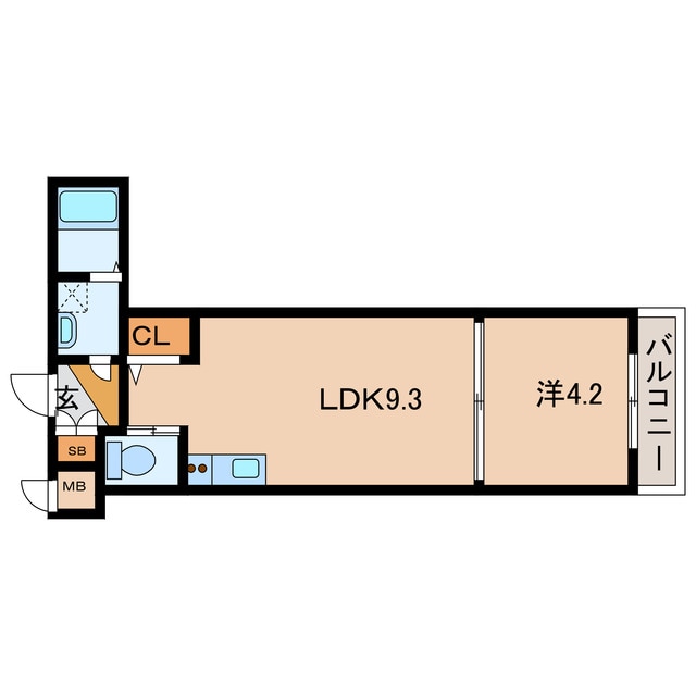 GRANDIR千船駅前Ⅰの物件間取画像