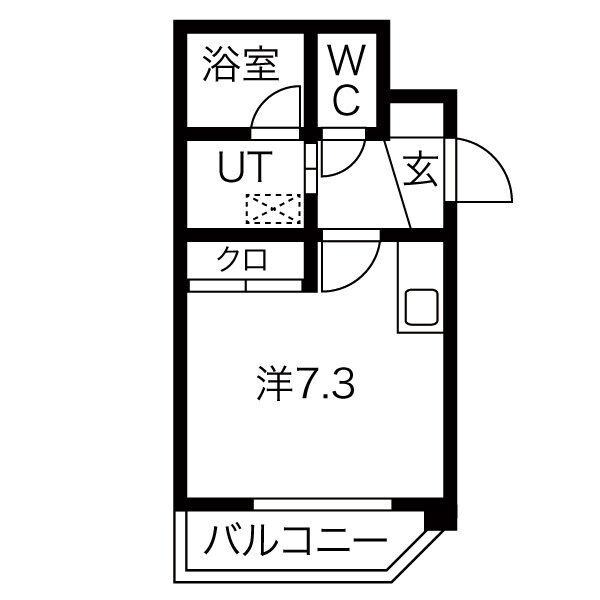 カピテーヌ円山の物件間取画像