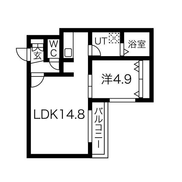 ZABO HILLS KITAMARUYAMAの物件間取画像