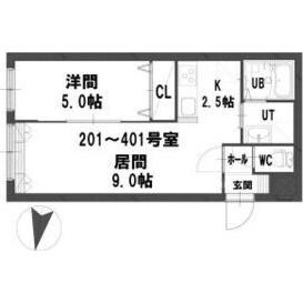 グランメール北11条の物件間取画像