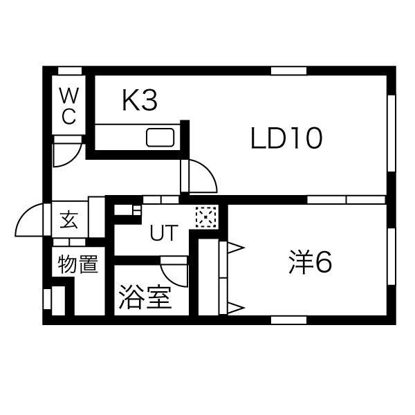 ヴィラプレステージの物件間取画像