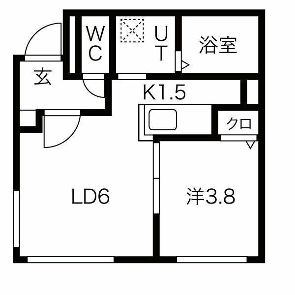 PRIME COURT 北円山の物件間取画像