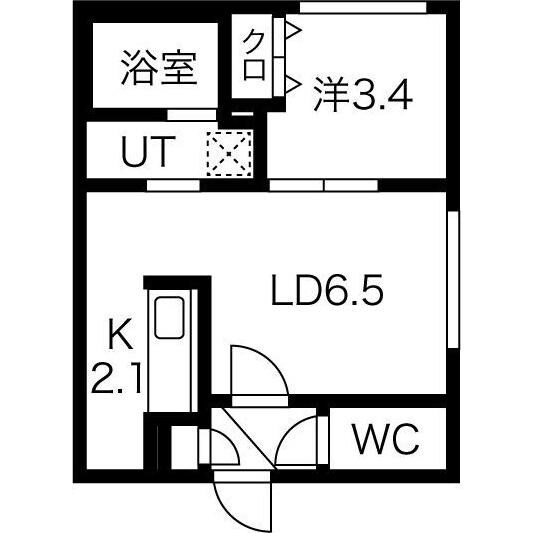 Grandee桑園の物件間取画像