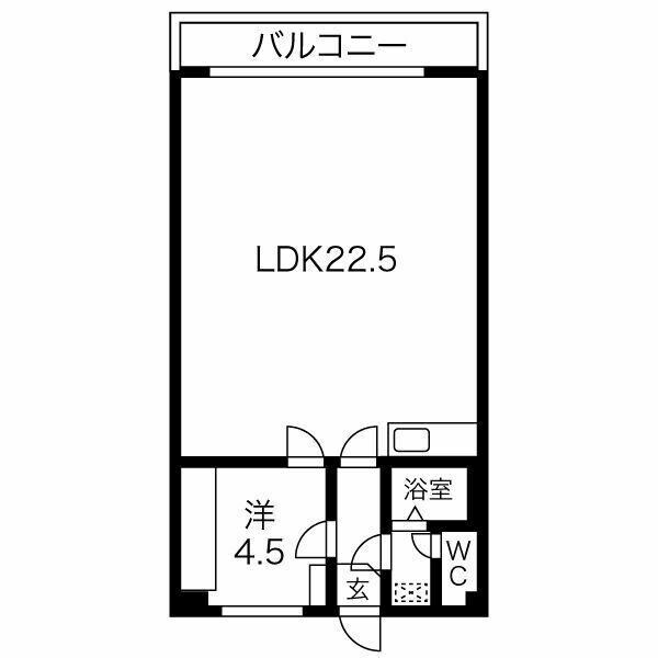 アートエリアSKⅡの物件間取画像