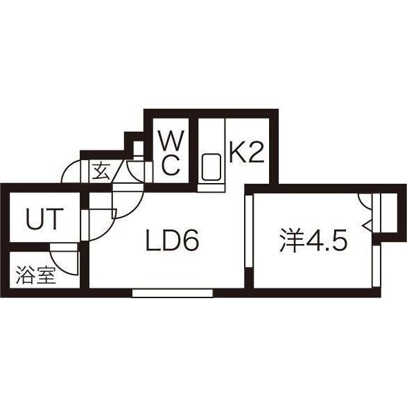 ノースウィル８２５の物件間取画像