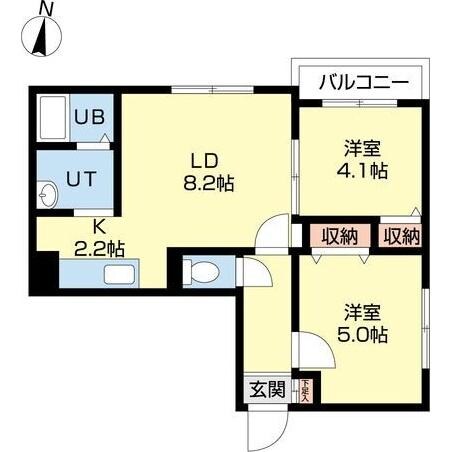 スプレンドールの物件間取画像