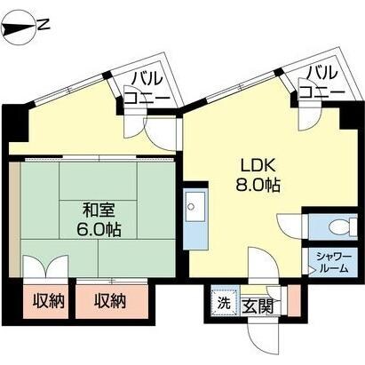 プライムパーク円山公園の物件間取画像