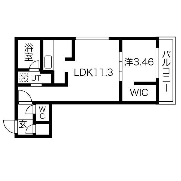 パーチェ円山裏参道の物件間取画像