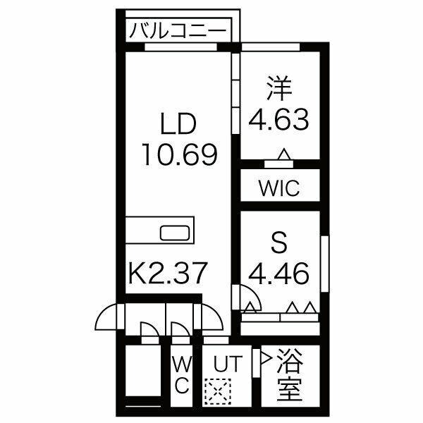 シティレジデンス南9条の物件間取画像